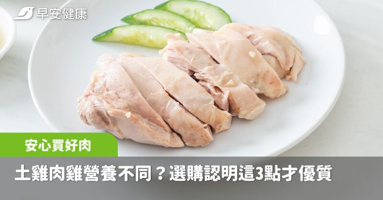 土雞與肉雞營養有何不同？認明這3點買到優質雞肉